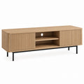 Engineered Wood TV Stand with Steel Legs 180cm