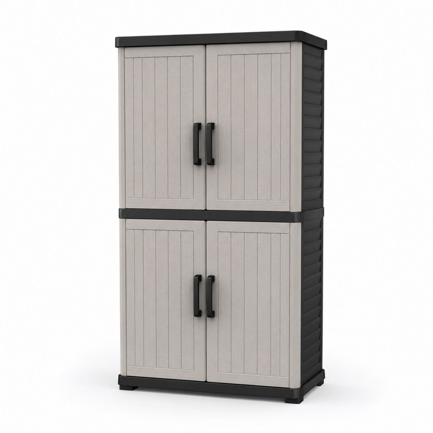 Outdoor Plastic Storage Cabinet HDPE Panels 168cm