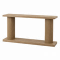 Wood Rectangular Console Table