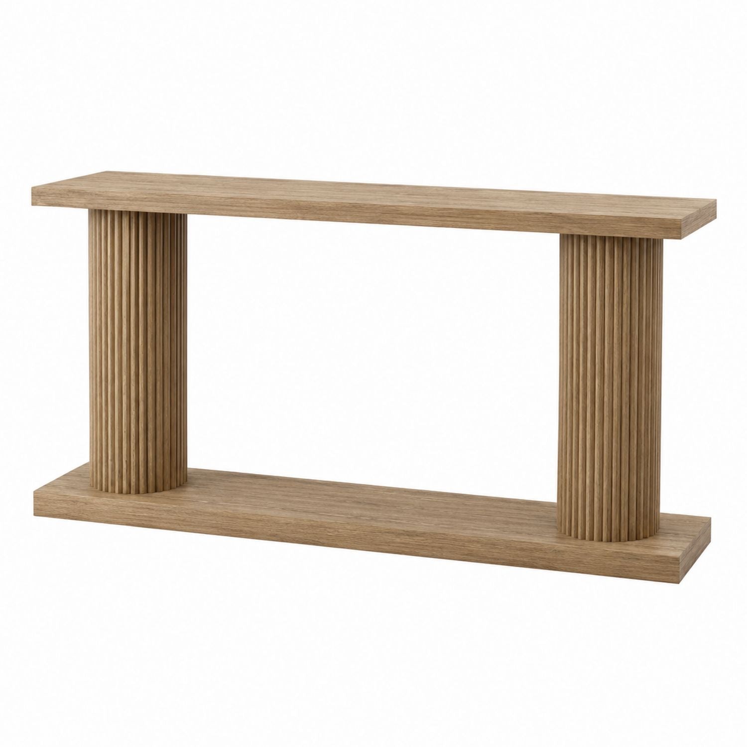 Wood Rectangular Console Table