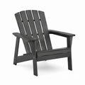 Adirondack Outdoor Chair Acacia Wood Grey 88cm Height