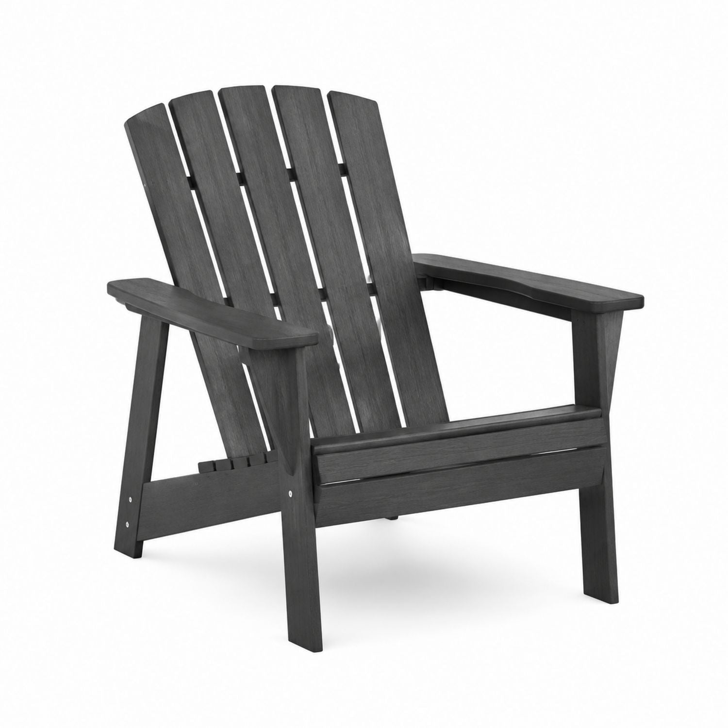 Adirondack Outdoor Chair Acacia Wood Grey 88cm Height